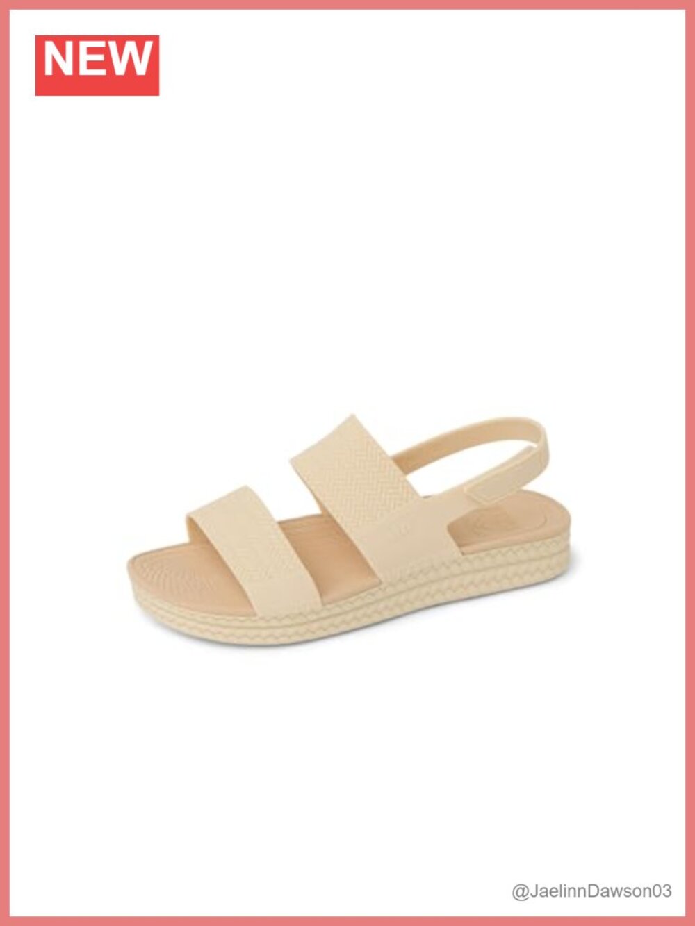 Flexible Water Friendly Slide Sandals with Dual Density EVA Footbed
